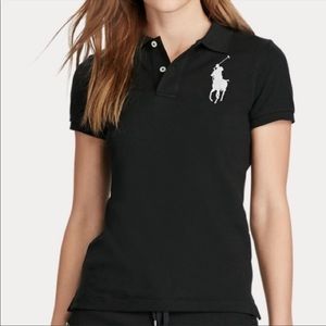 Black Polo Shirt for Women
